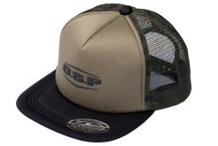 O.S.P Flat Logo Mesh Cap Brown Camo