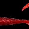 MEGABASS KEMURI CURLY 4.5" - CLEAR RED