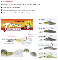 TRIKE CHATTER 3/8oz #02 BLUE GILL – Bild 3