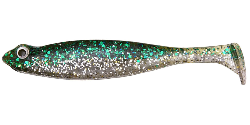 HAZEDONG SHAD SW 3inch GREEN SILVER