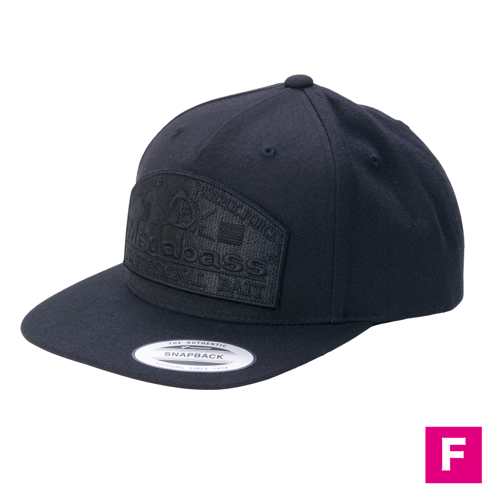 MEGABASS CAP PSYCHIC SNAPBACK BLACKOUT