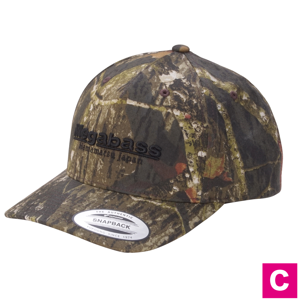 MEGABASS CAP CLASSIC CAMO MOSSY BLACK