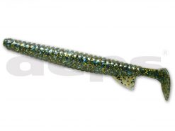 DEATHADDER SHAD 4'' #24 SMOKE PEPPER BLUE&GOLD