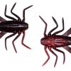 FUWABUG 3.8inch BLACK BACK CLEAR RED