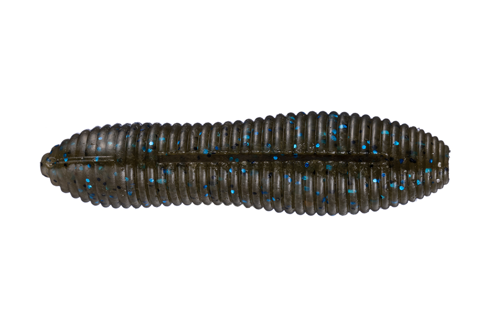 Spinnuts 65 Green Pumpkin Blue Flake W008