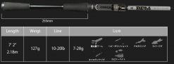JACKALL BPM 2PCS B2-C72MH MEDIUM HEAVY – Bild 2