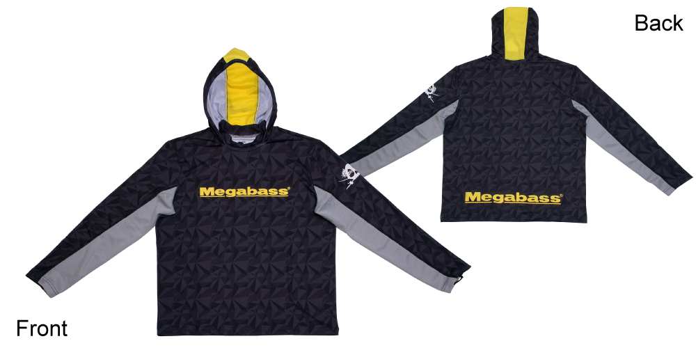 MEGABASS GAME HOODIE BLACK (L)