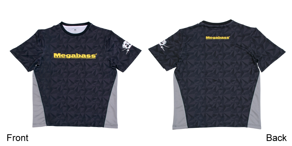 MEGABASS GAME T-SHIRTS BLACK (XL)