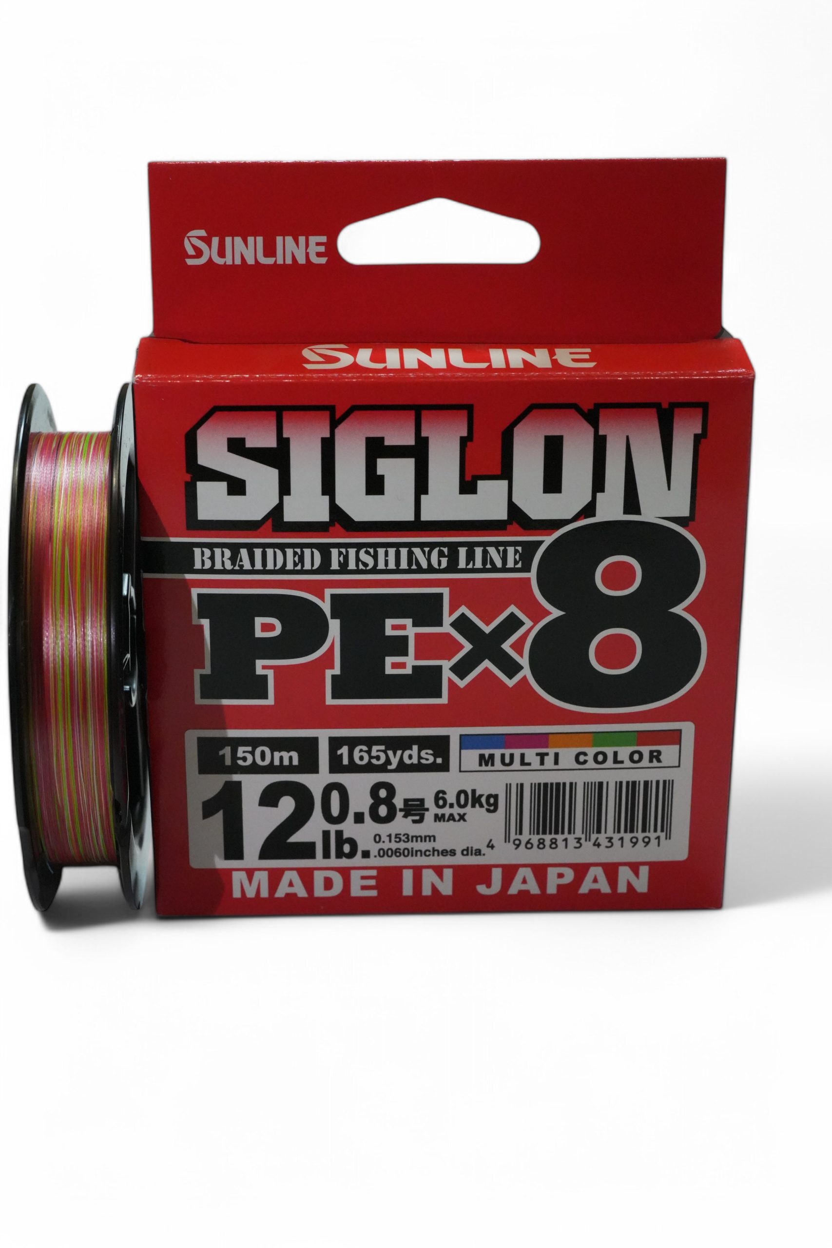Sunline Siglon PEx8 150m #0.8 / 12Lb / 5,4kg Multi color