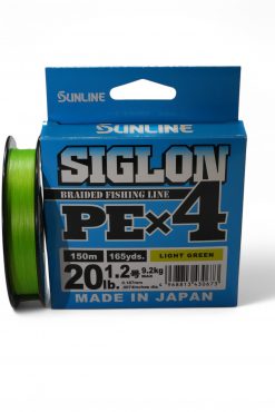 Sunline Siglon PEx4 150m #1.2 / 20lb / 9,1kg Light Green