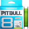 SHIMANO PITBULL 8  150m Lime Green PE #1.2  27lb/12.2kg