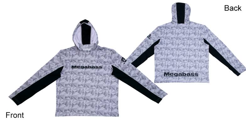 MEGABASS GAME HOODIE WHITE (3XL)