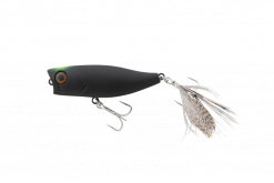 JACKALL CHUBBY POPPER 42 SIGHT MAT BLACK