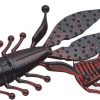 Evergreen KICKER BUG 3.3" FAT BABY #08 BLACK RED CRAW