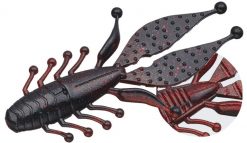 Evergreen KICKER BUG 3.3" FAT BABY #08 BLACK RED CRAW