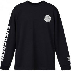EVERGREEN ORION DRY LONG T-SHIRT TYPE-1 BLACK-LL