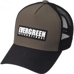 EVERGREEN EG TRUCKER CAP KHAKI/BLACK