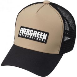 EVERGREEN EG TRUCKER CAP BEIGE/BLACK