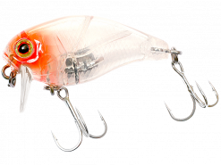 JACKALL CHUBBY 38F SSR CLEAR SALMON ROE HEAD