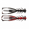 JACKALL BLEEKER JIMMY SHRIMP 3,8" RED BELLY DEVIL