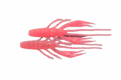 JACKALL WAVER SHRIMP 2.8" SALT RF GLOW PINK/SILVER FLAKE
