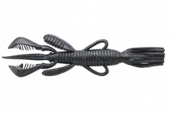 JACKALL PINE SHRIMP 3.5" AR Custom BLACK BLUE FLAKE