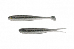 JACKALL PEACETON SHAD 2,8" DARK THUNDER/CLEAR SILVER