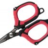 O.S.P Serrated Line Scissors Textured Red