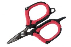 O.S.P Serrated Line Scissors Textured Red