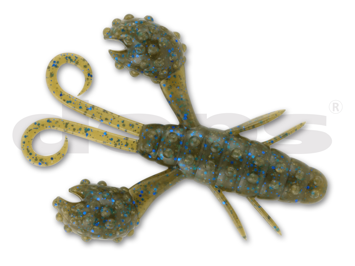 DEPS BECKON CRAW 3.5" #71 GREENPUMPKIN BLUE FLAKE