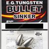 EVERGREEN TUNGSTEN BULLET SINKER 1/2oz (14.0G)
