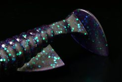 DEATHADDER SHAD 4'' #24 SMOKE PEPPER BLUE&GOLD – Bild 4