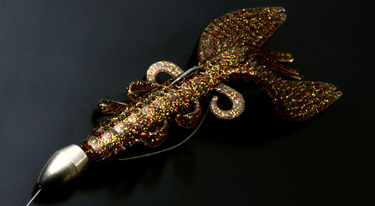 SPINY CRAW 3.5'' #58 CLEAR ROSE PEPPER – Bild 8