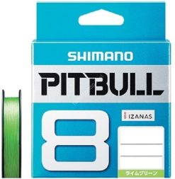 SHIMANO PITBULL 8  150m Lime Green PE #1.5  31.7lb/14.4kg