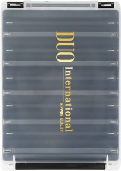 DUO REVERS LURE CASE 140 Pearl Black/Gold Logo