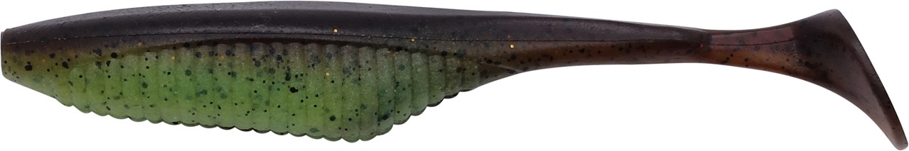 DUO Realis Versa Shad Fat 5" Green Pumpkin Chartreuse (F082)