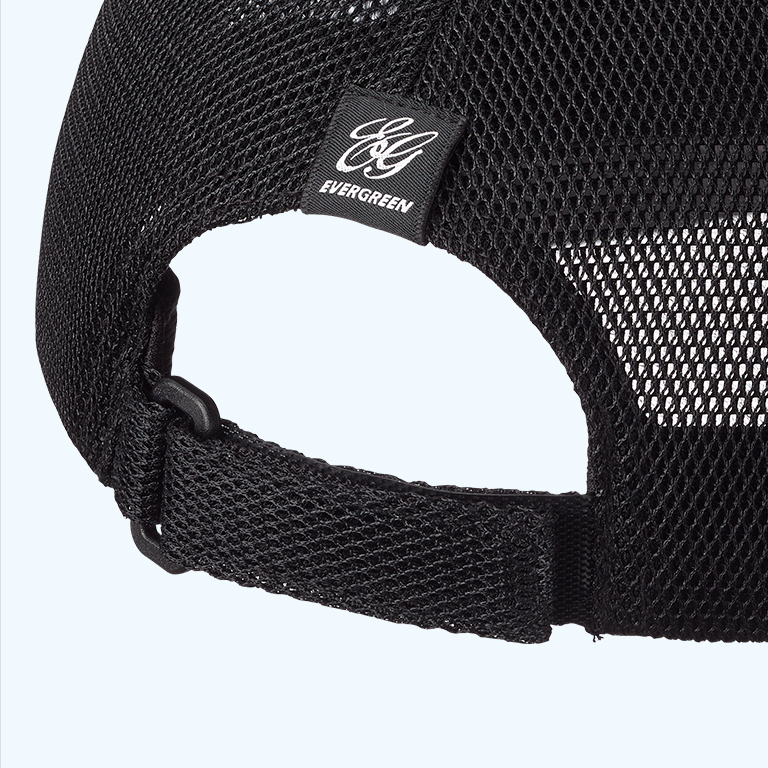 EVERGREEN ORION MESH CAP Black – Bild 5
