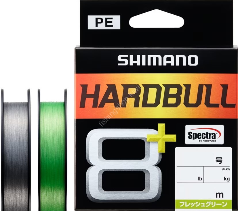 SHIMANO HARDBULL 8+ 150m Flash Green PE #1 20.6lb