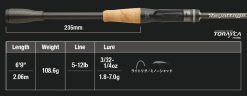 JACKALL REVOLTAGE II RV II-C69L+BF / 1piece+grip – Bild 2