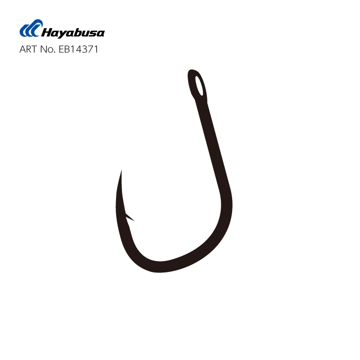 Hayabusa K-1 XS BN LOOSE #6 Black Nickel Carp Hooks