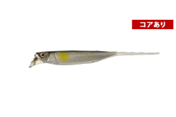 JACKALL DRIFTFRY 3.0" ELASTOMER SILVER POWDER AYU