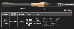 JACKALL REVOLTAGE II RV II-C67MH+/2 /2 pieces – Bild 2