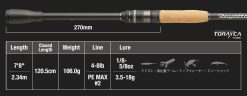 JACKALL REVOLTAGE II RV II-S78ML+/2 / 2 pieces – Bild 2