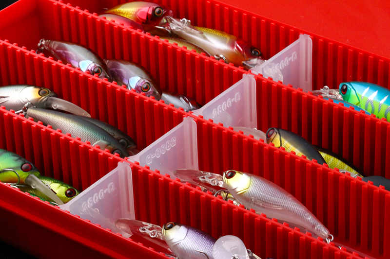 JACKALL 3000D TACKLE BOX L-CLEAR RED – Bild 6
