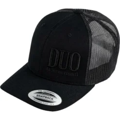 DUO Mesh Snapback Cap Black