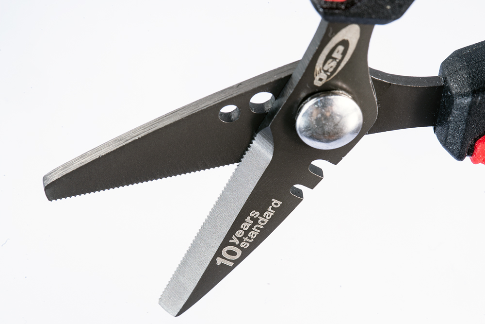 O.S.P Serrated Line Scissors Textured Gray – Bild 2