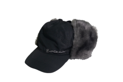 JACKALL FLIGHT FUR CAP BLACK | 58-60