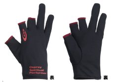 O.S.P. Breath Inner Gloves Black (Printed Red) L