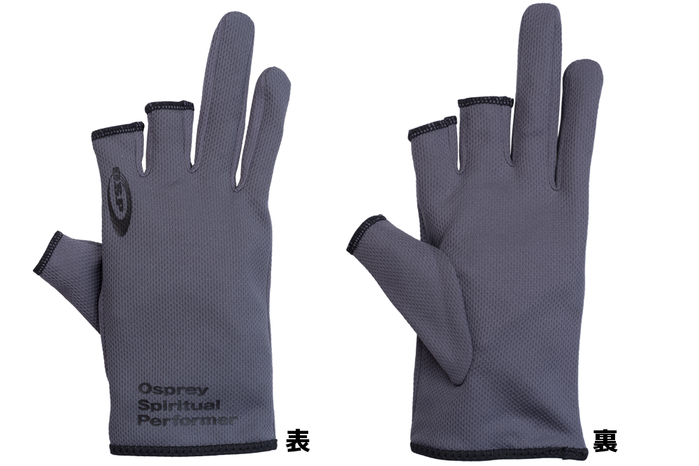 O.S.P. Breath Inner Gloves Gray (Print Black) L