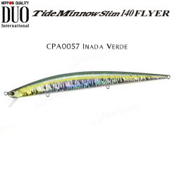 DUO Tide Minnow Slim Flyer 140 Inada Verde (CPA0057)